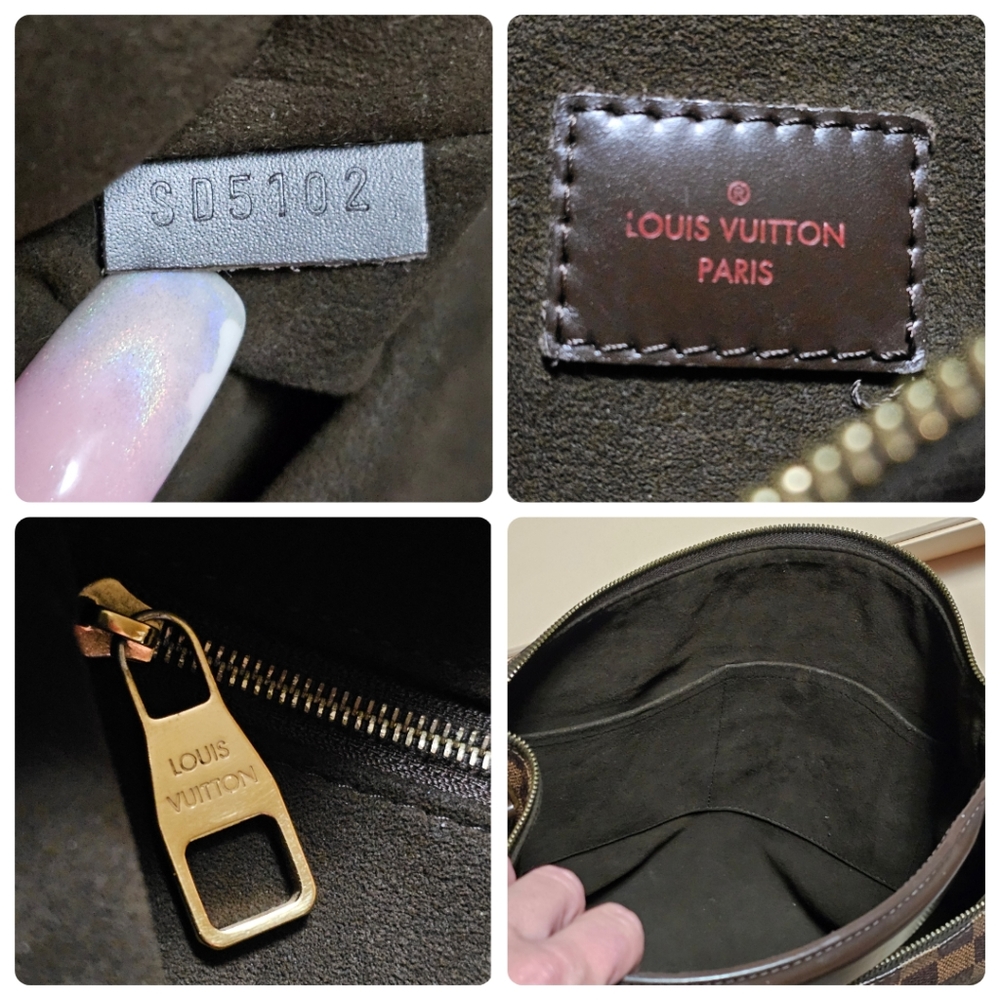 SOLD!!! Authentic Pre-Loved Louis Vuitton Damier Ebene Portobello GM Hobo - Picture 11 of 13